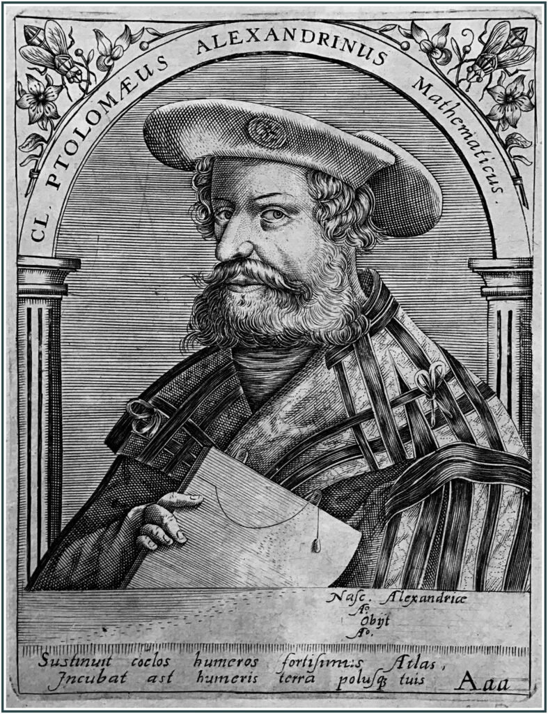 A photo of Claudius Ptolemäus.