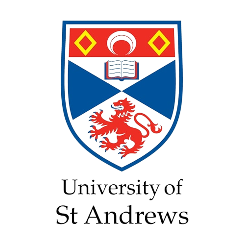 The logo of the University of St Andrews. 